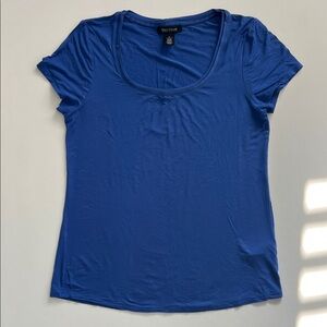 White House Black Market Royal Blue Short Sleeve Tee